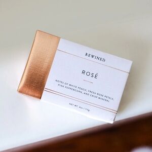 NEW SET OF 2 Rosé REWINED Bar Soap